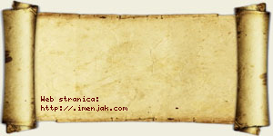 Jasmina Perović vizit kartica